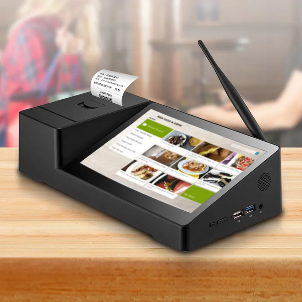 PIPO X3 windows android 8,9-дюймовый сенсорный экран терминал принтер pos дисплей система планшетных машин