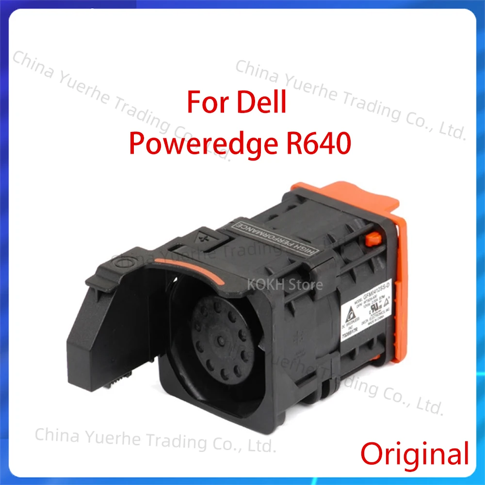 

Оригинальный высокопроизводительный охлаждающий вентилятор для Dell Poweredge R640 KG52T 0KG52T, кулер для процессора, высокопроизводительный вентилятор CN-0KG52T