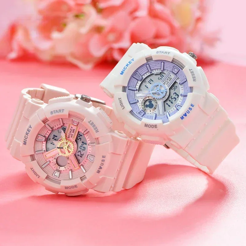 Female Student Watches Party Korean Version Simple Teenage Warrior Kids Luminous Waterproof Electronic Watch Birthday Gifts