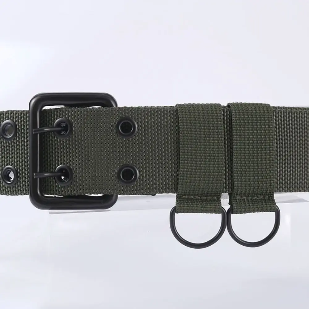 Men's Adjustable Nylon Braided Training Belt, Multifunctional