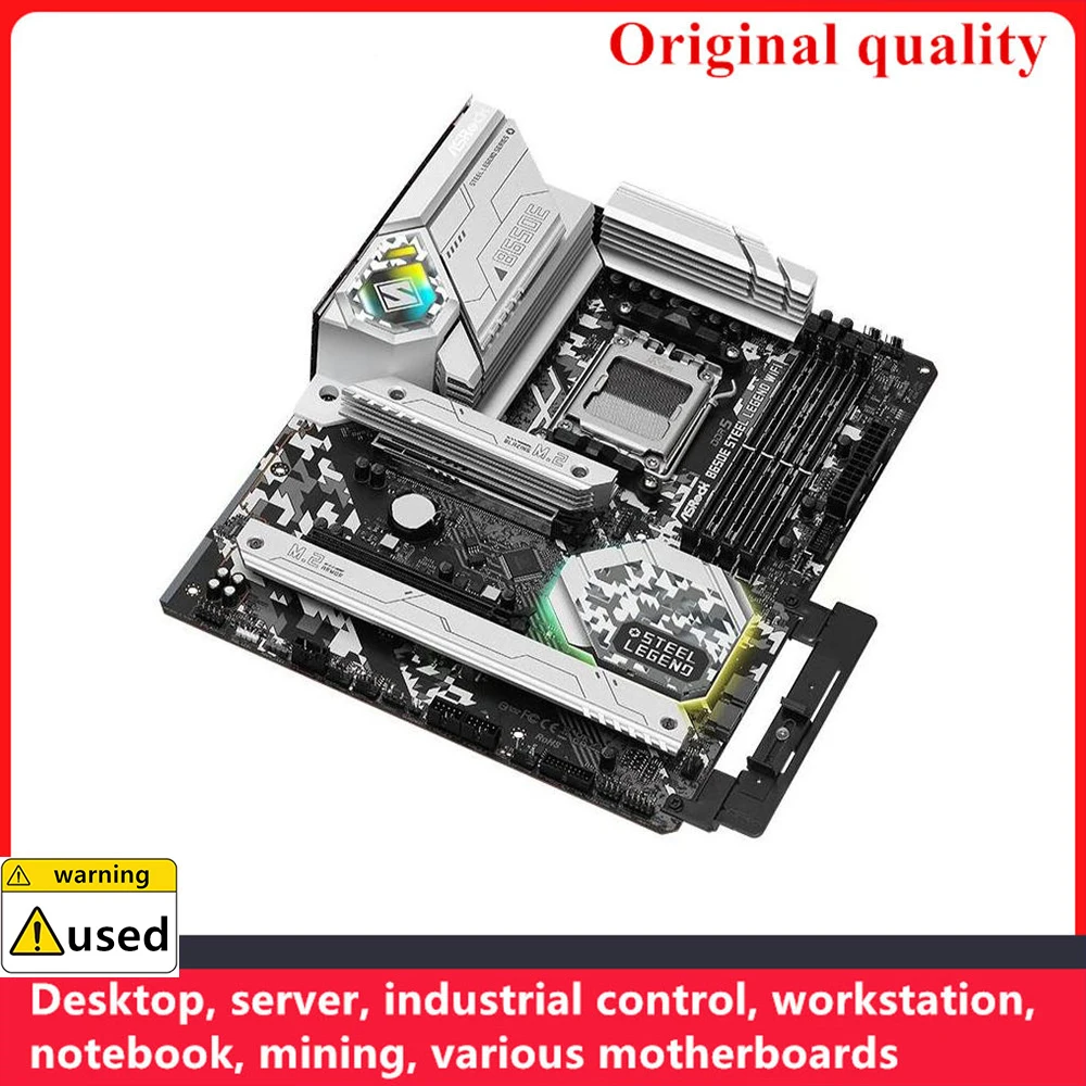 Used For ASROCK B650E Steel Legend WiFi Motherboards Socket AM5 DDR5 128GB For AMD B650 Desktop Mainboard M,2 NVME USB3.0