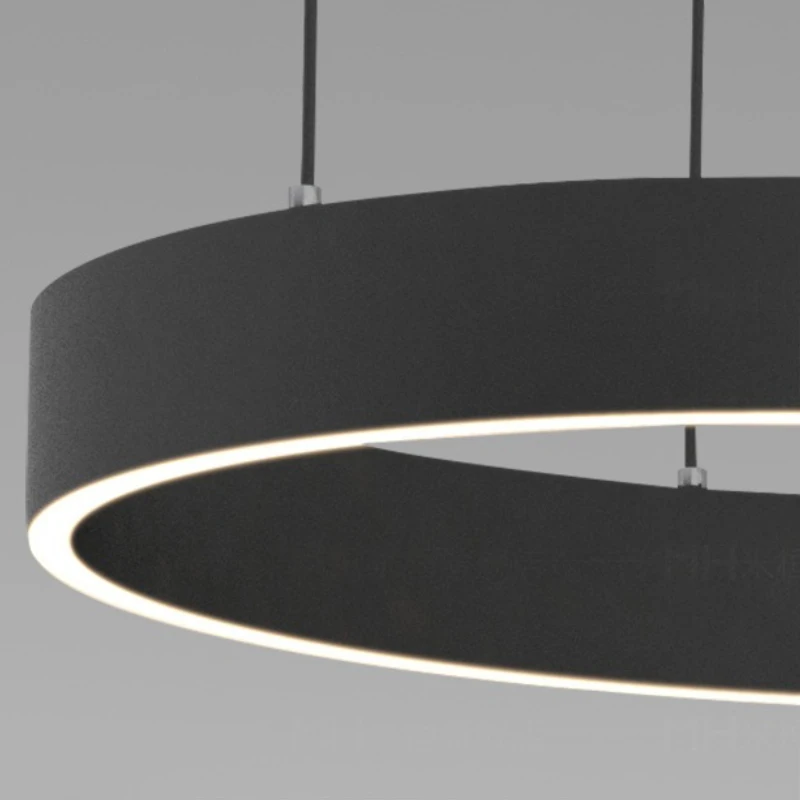 Nordic Minimalist Design C Aluminium Pendant Lights for Living Dining Table Room Bar Front Desk Dimmable Hanging Light Fixture