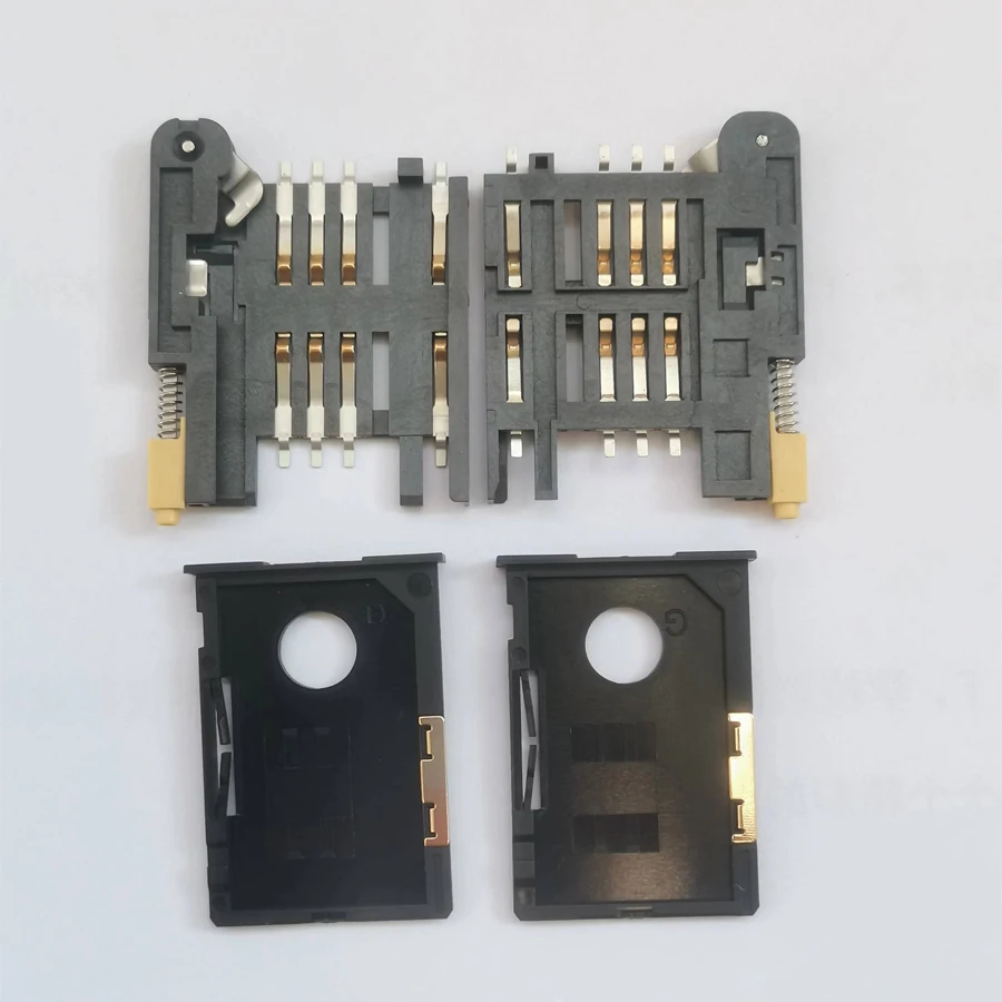 10PCS/Lot 91228-3001/91236-0001 SIM Card Holder Connector Slot 6+2P Drawer/Self-Push For GPS