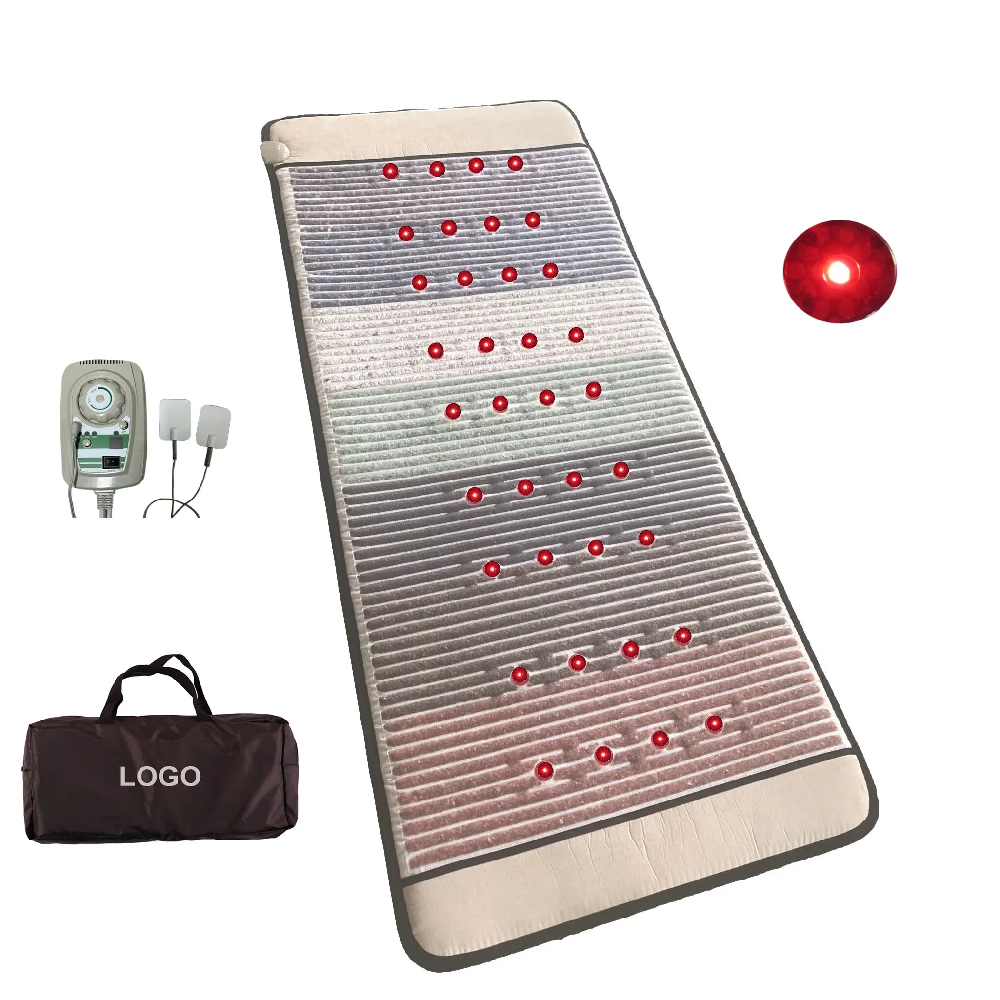 العلامة التجارية الجديدة تصميم الجمشت المجال المغناطيسي نبض اليشم فراش الحرارية ساخنة حصيرة العلاج الأشعة تحت الحمراء البعيدة لوحة التدفئة #2