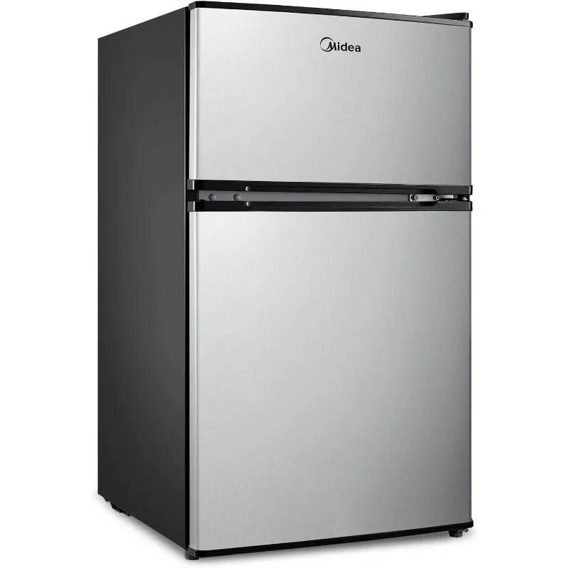 Compact Refrigerator, 3.1 cu ft, Stainless Steel