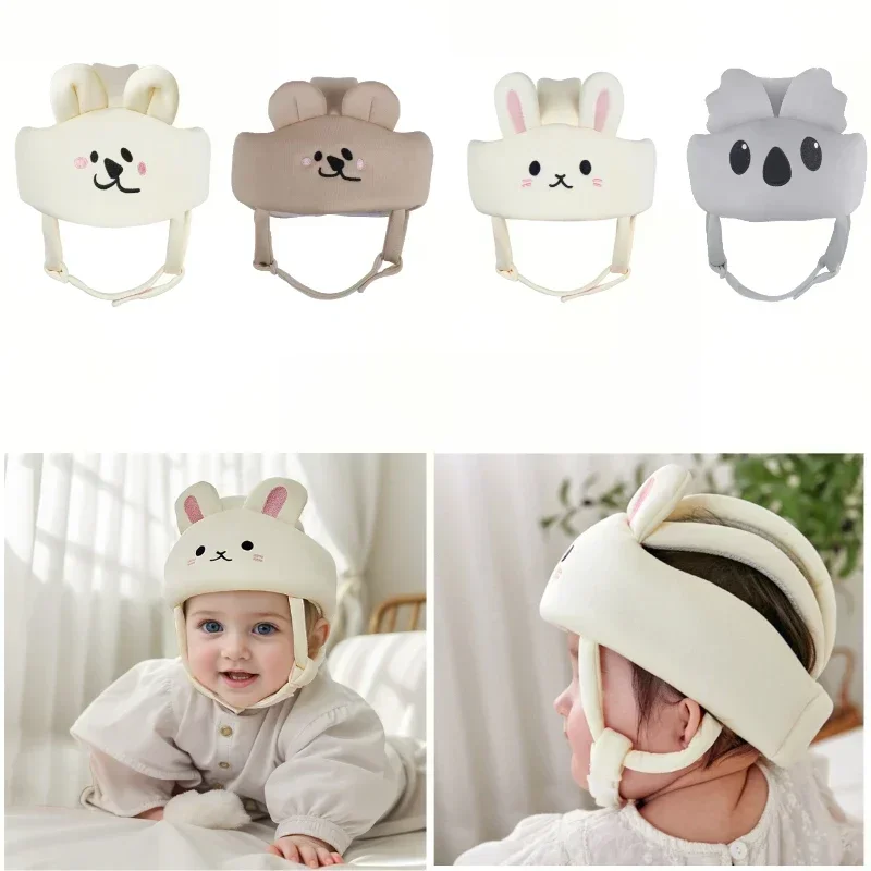 

Baby Infant Toddler No Bumps Safety Helmet Head Cushion Bumper Bonnet Baby Head Protector - Baby Helmet for Crawling Walking Run