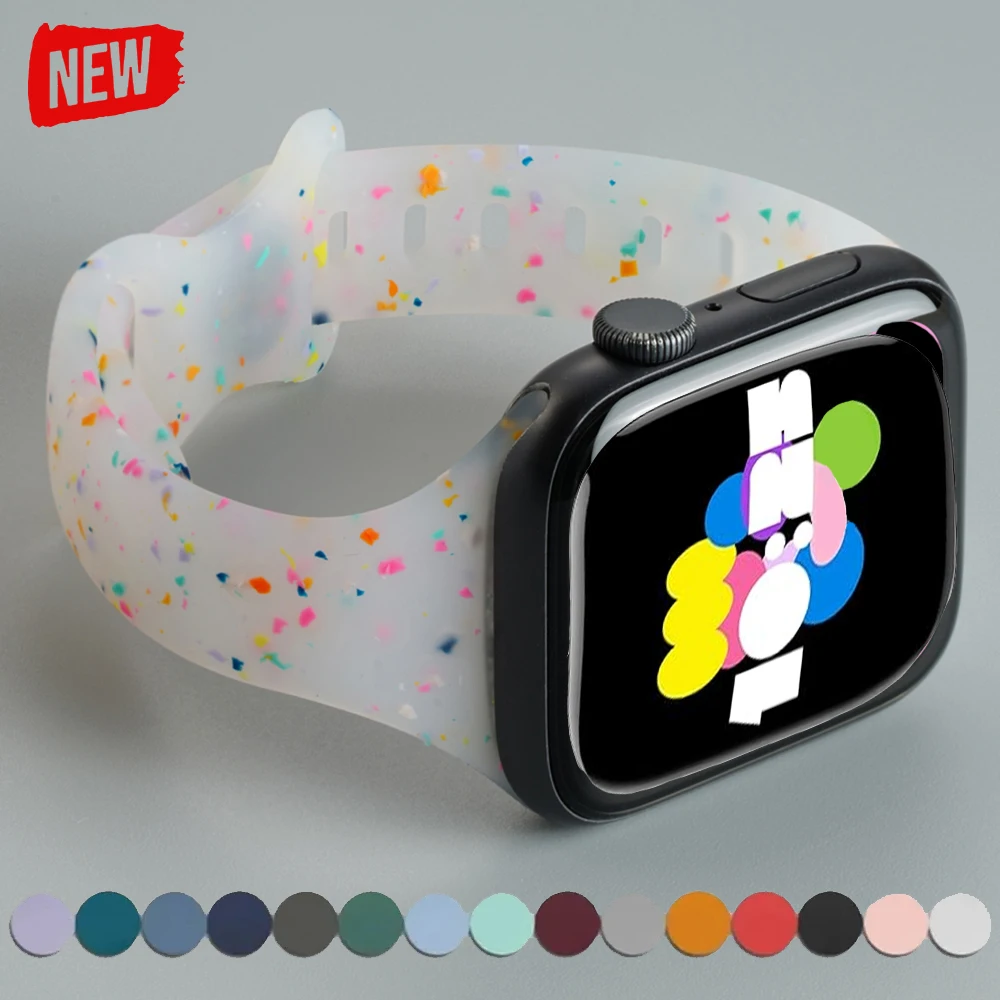 Schlankes Silikonarmband für Apple Watch Band 11 10 42mm 46mm Correa Armband für iWatch Ultra 3 2 49mm 9 8 7 6 5 SE 41mm 45mm 40 44mm