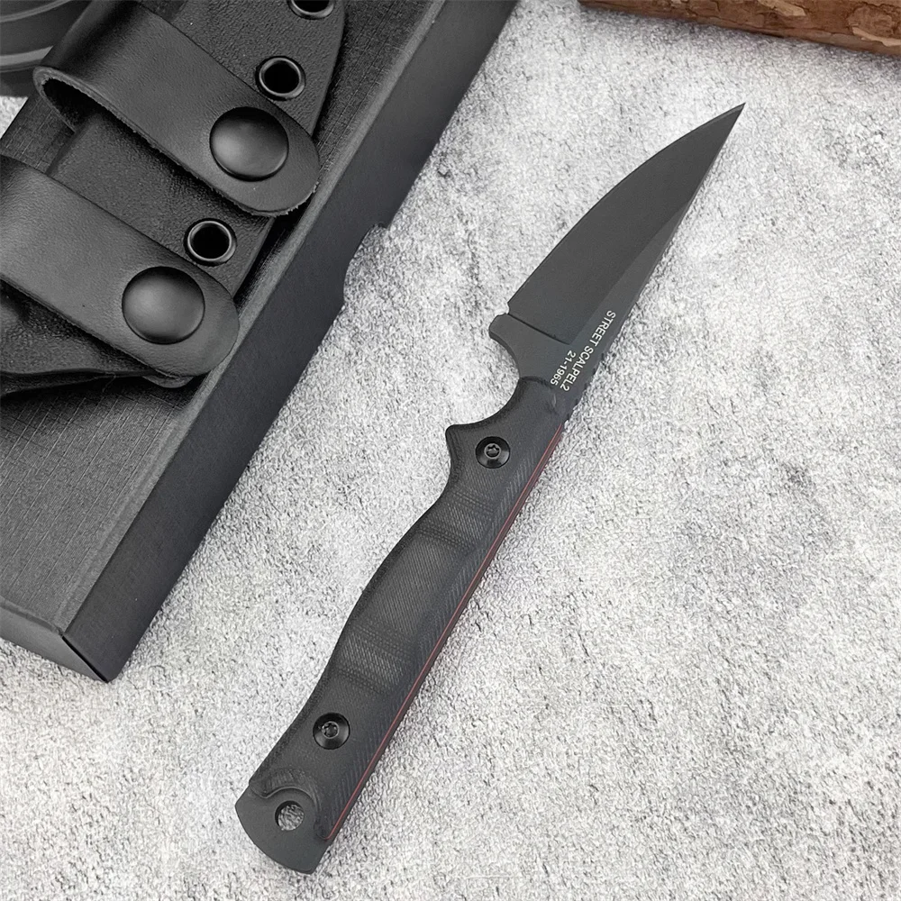 

TOPS Outdoor Fixed Blade Knife 8Cr13Mov Blade G10 Handle Jungle Camping Cutting Knives Hiking Adventure Emergency Rescue Tools