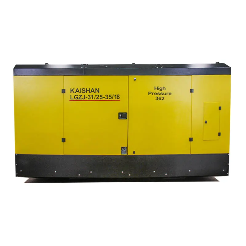 Kaishan LGZJ Series 25-18 bar  engine screw air compressor for water well drilling rig