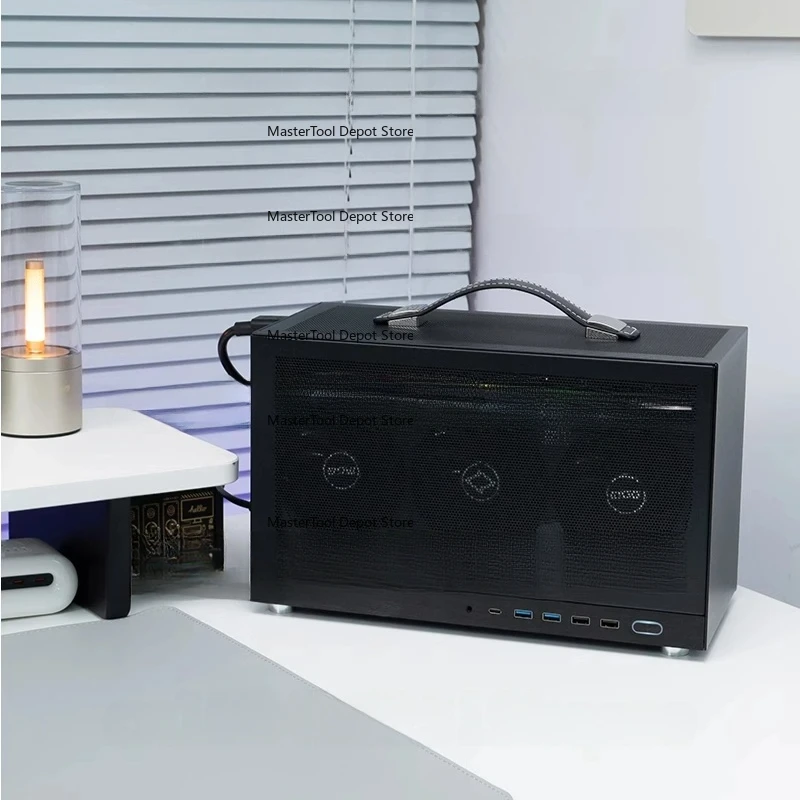 

S400Pro ITX Портативный корпус компьютера TYPECmini Мини-настольный компьютер