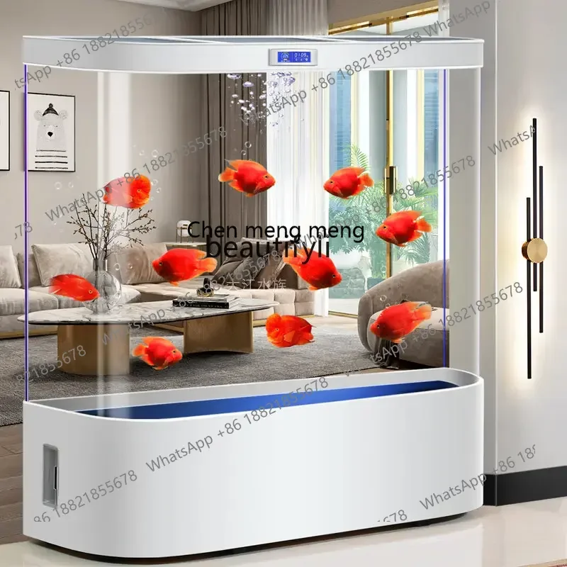 

cc182l New Change Water Automatic Filter Loop Medium and Large Household Floor Fish Globe Aquarium