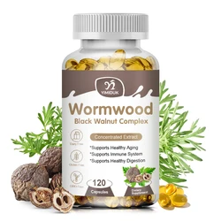 Wormwood Black Walnut Complex Extract Capsules Supports Immune System Healthy Digestion Healthy Aging