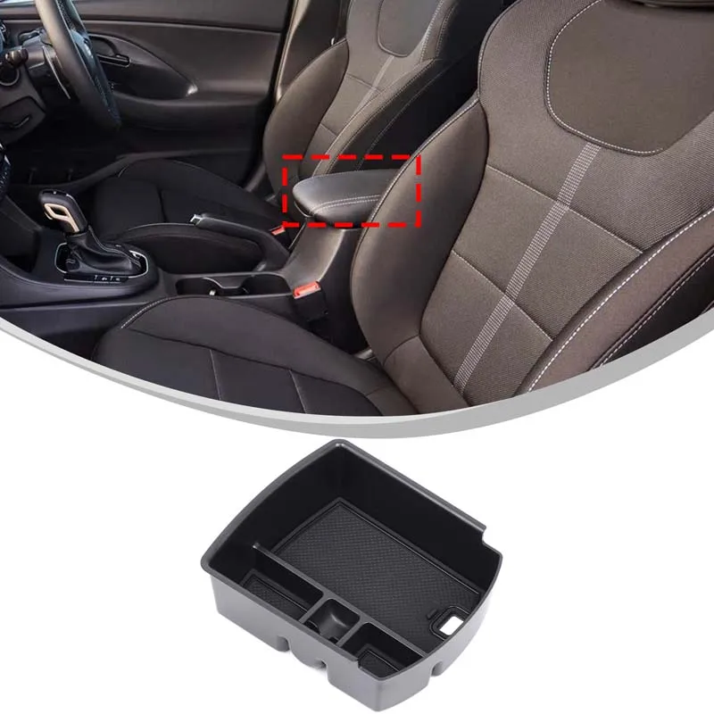 Auto-Armlehnen-Aufbewahrungsbox, Auto-Organizer, versteckte Aufbewahrungsbox zum Verstauen und Aufräumen für Hyundai I30 I30N Hatchback PD PDE 2021-2025 RHD