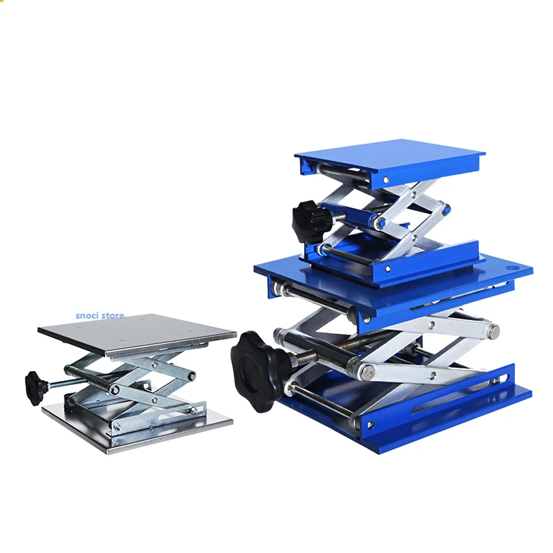 Laboratory lifting platform lifting manual stainless steel small support 100mm 150mm 200mm 250mm 300mm