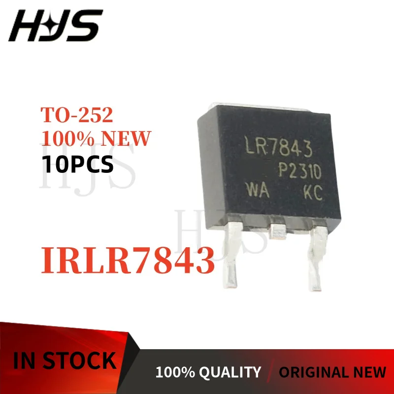 10PCS 100% Brand New and Quality IRLR7843TRPBF IRLR7821 IRLR7843 IRLR8503 IRLR8726 IRLR8729 IRLR8743 IRLR9343 TO-252  MOSFET