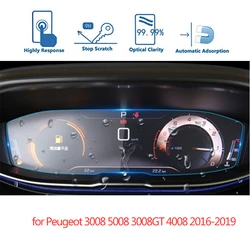 For Peugeot 3008 5008 GT 2017 2018 2019 Instrument Panel Tempered Glass Screen Protector Dashboard Screen Anti Scratch Film