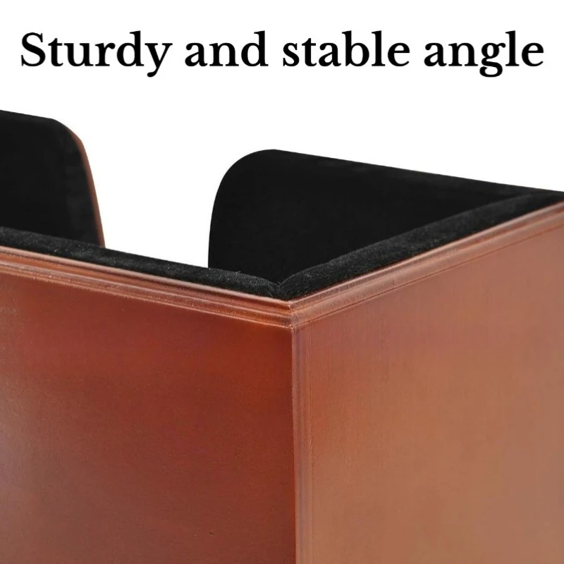 4/4 حامل التشيلو الخشبي عالي الجودة مستقر ومتين وغير قابل للانزلاق وسادة مخملية ناعمة حامل التشيلو ملحقات الآلات الموسيقية