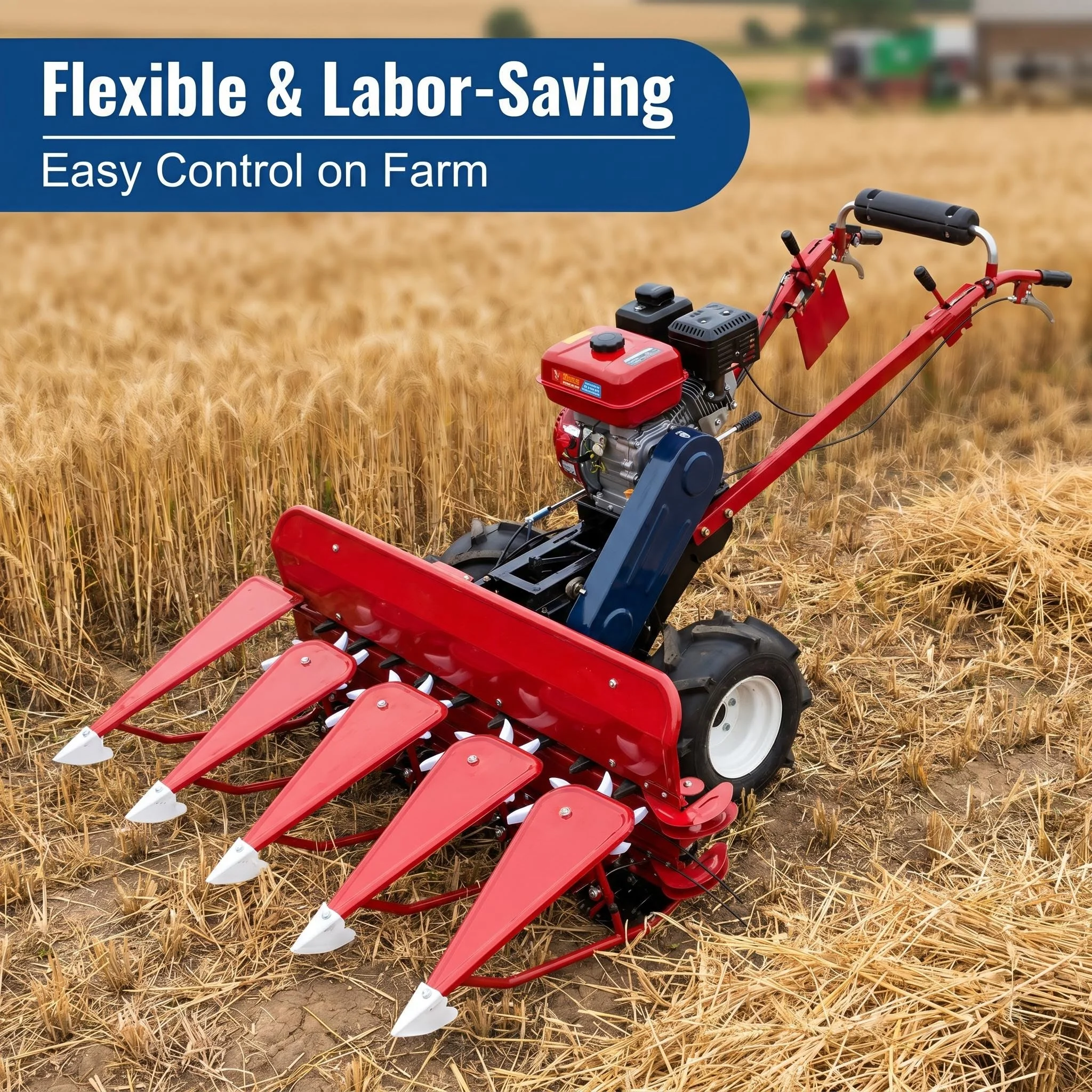 Harvester Machine Wheat Rice Combine Harvesters Mini Small Harvester With Wholesale Price