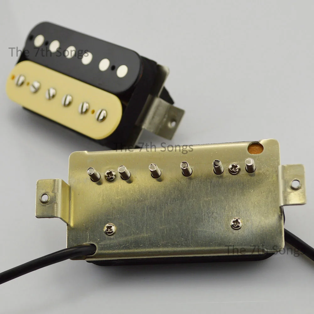 PAF IV AC4 Alnico IV Classic Humbucker Pickup 50mm spacing 4 conductor wire Electric Guitar LP Zebra Black Nickel