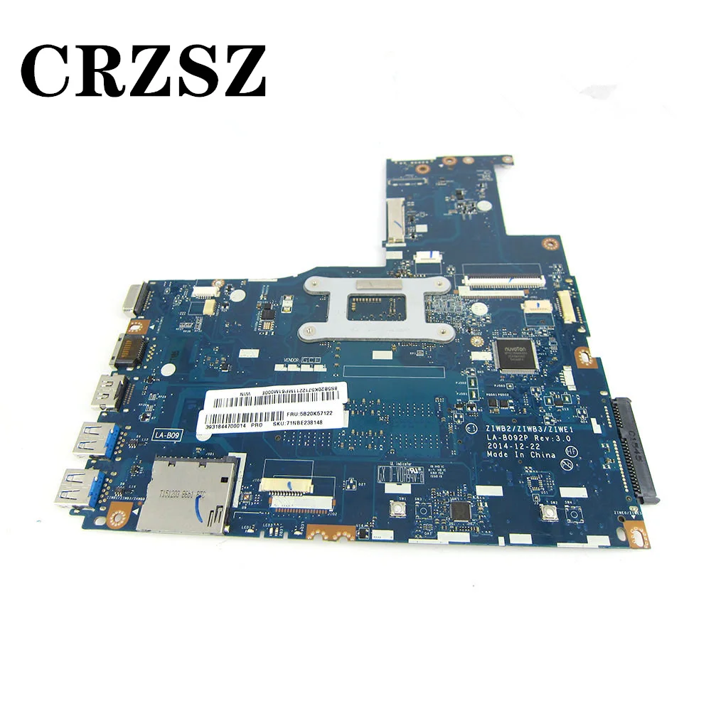 Imagem -02 - Laptop Motherboard para Lenovo Funcionando Bem 2957u La-b092p B5070 B5080