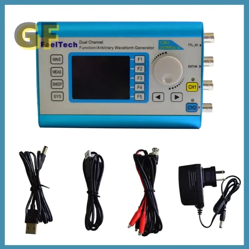 

FY2300 20MHz DDS Function Signal Generator Arbitrary Waveform Dual Channel Sine Wave Frequency Used 14Bits Metal Cover Cheap