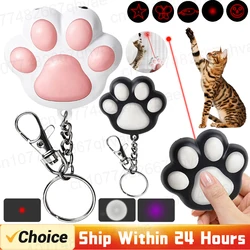 Pet Toys Cat USB Rechargeable Multifunctional Pet Laser Toy For Cats Interactive Funny Kitten Training Laser Toy Cat Accessories