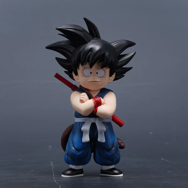 

14cm Childhood Civilization Son Goku Action Figure Dragon Ball Garage Kit Model Statue Desktop Ornament Children'S Day Toy Gifts