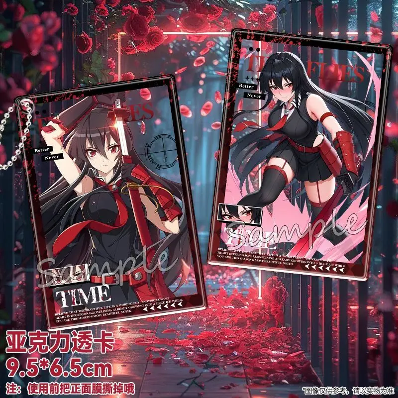 

Akame Ga KILL Red Eyes Esdes Acrylic Keychain Animation Peripheral Two-dimensional Pendant Backpack Decoration Jewelry Boy Gift