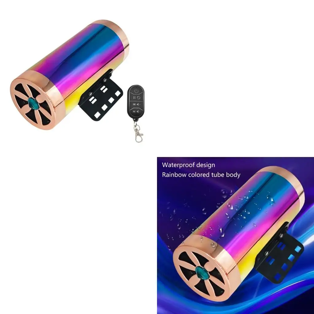 

High Performances Bass Speakers with LED Lights Bass Boosters for Motorcycles