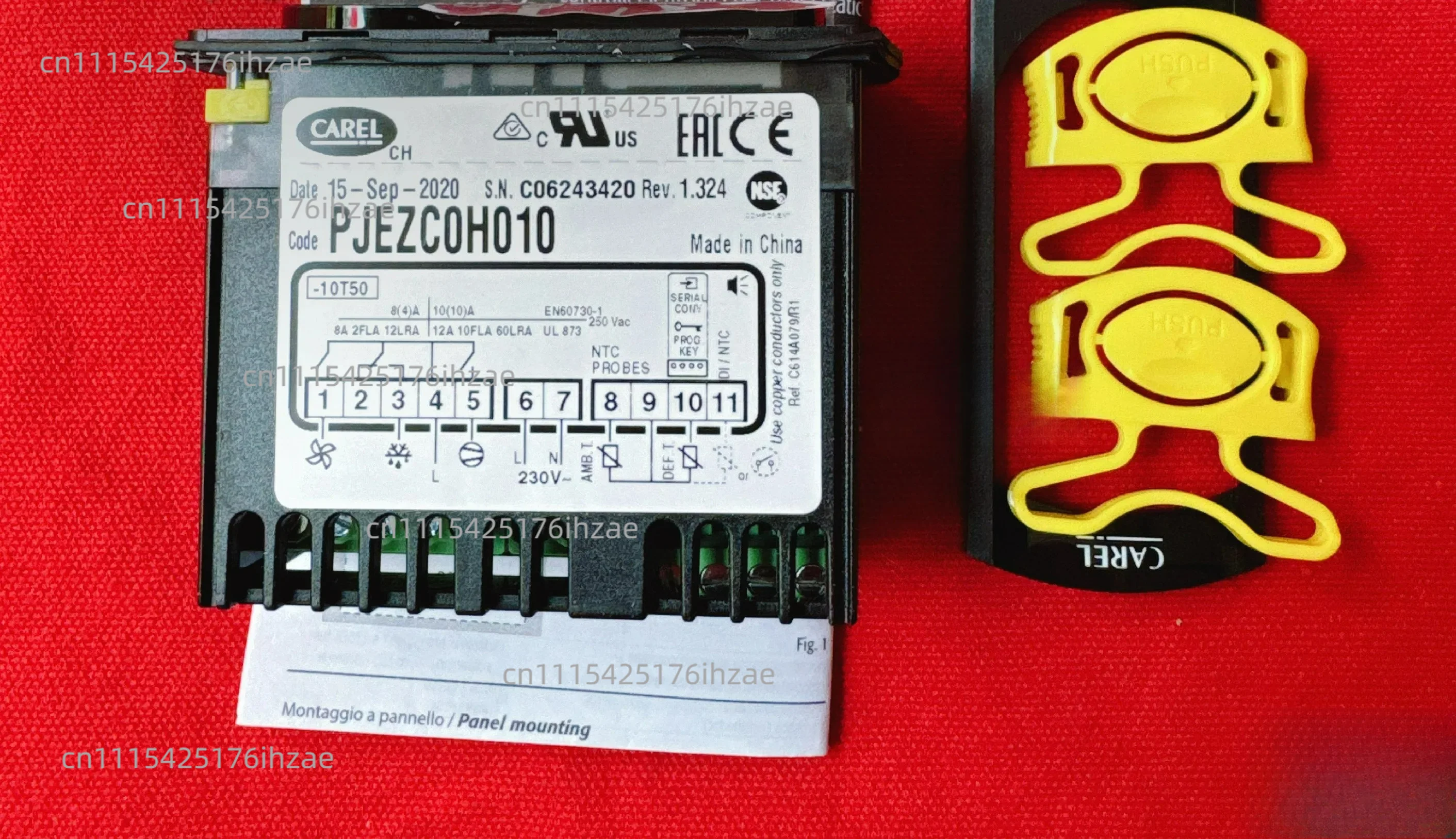 New original CAREL Thermostat  PJEZC0H010   PJEZCOH010  Freezing temperature controller