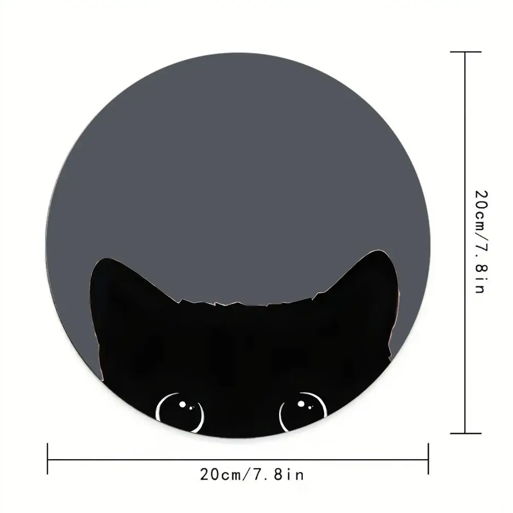 Random Placement Printed Cat Mouse Pad Laptop Mouse Mat for Home Office Gaming Desk Laptop Accessories Desk Interior Desk Mat