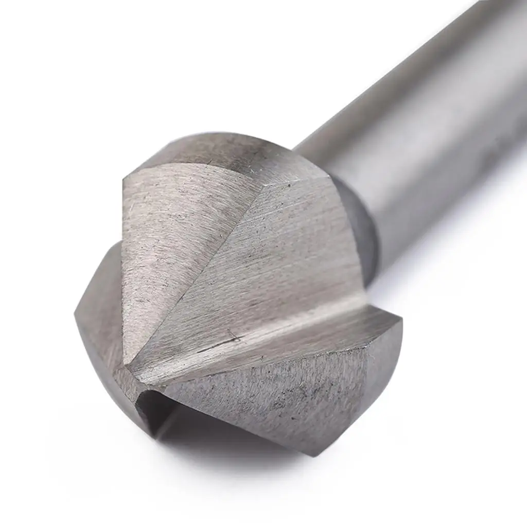 6 ชิ้นดอกสว่านเหล็ก 90 องศาฟลุตเฉียงเมตริกเจาะ