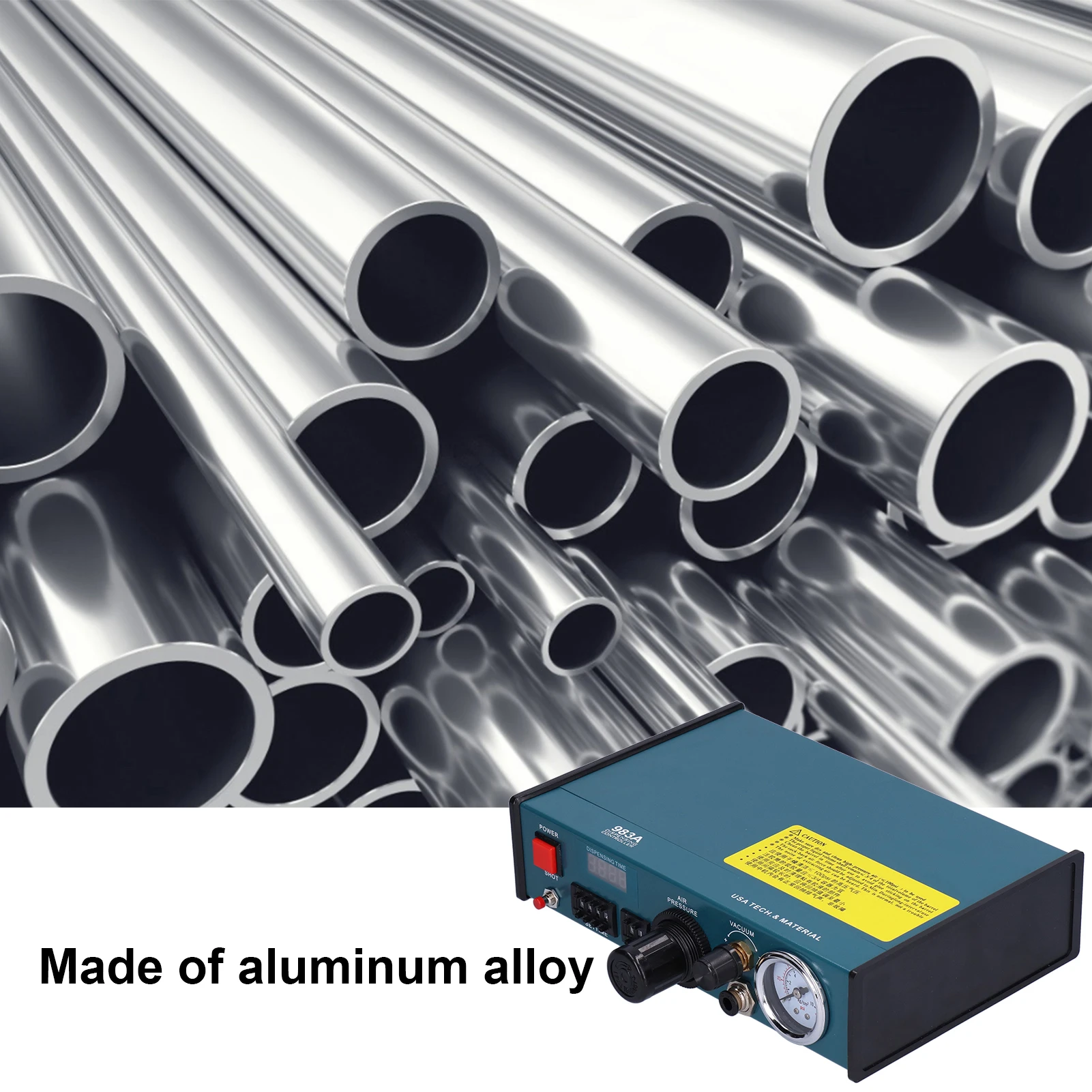 Dc12v Leimsp ender halbautomati scher Leimsp ender Timer-Steuergeräte aus Aluminium legierung mit Digitalanzeige-Leimsp ender