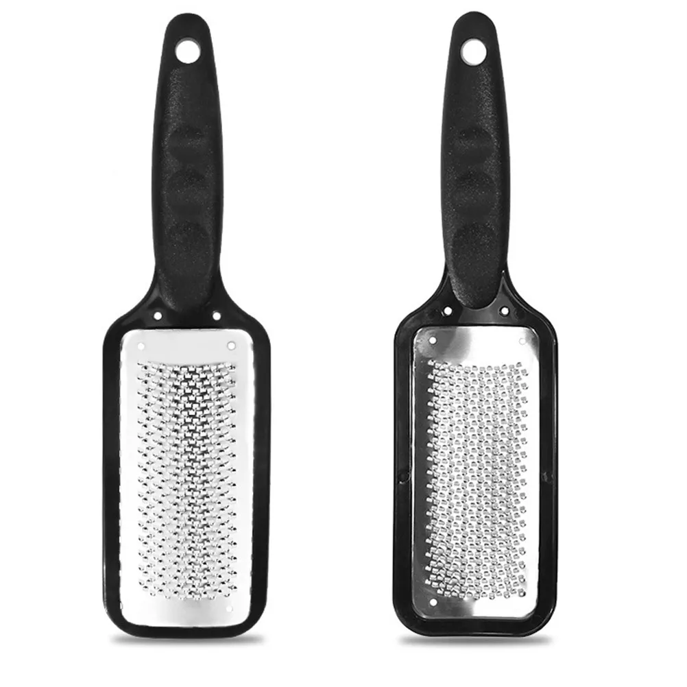 Premium Stainless Steel Foot File Exfoliating Scrub File for Dry Hard Skin Callus Removal Soft Smooth Feet Pedicure Tool Travel