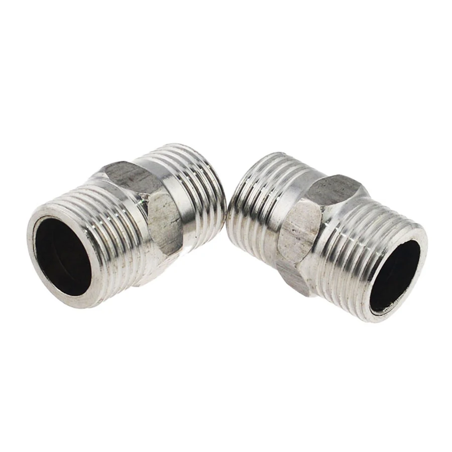 1/2 "Bsp Naar Buitendraad Hex Tepel Geneste Reducer Pijp Rvs 201