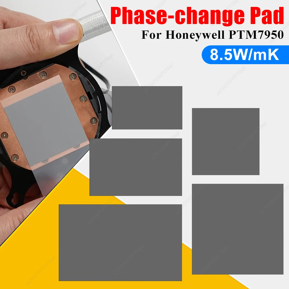 For Honeywell PTM7950 Thermal Conductive Pad 8.5W/mK CPU Thermal Conductive Paste Pad Patch Lightweight for Laptop GPU CPU