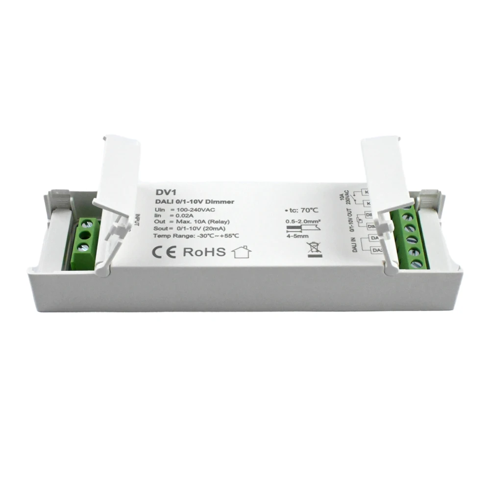 Imagem -06 - Dimmer Dali-led para Faixa Colorida Única Drivers Reguláveis ch 010v Compatível com Saída tipo de Dispositivo Dali 1-10v