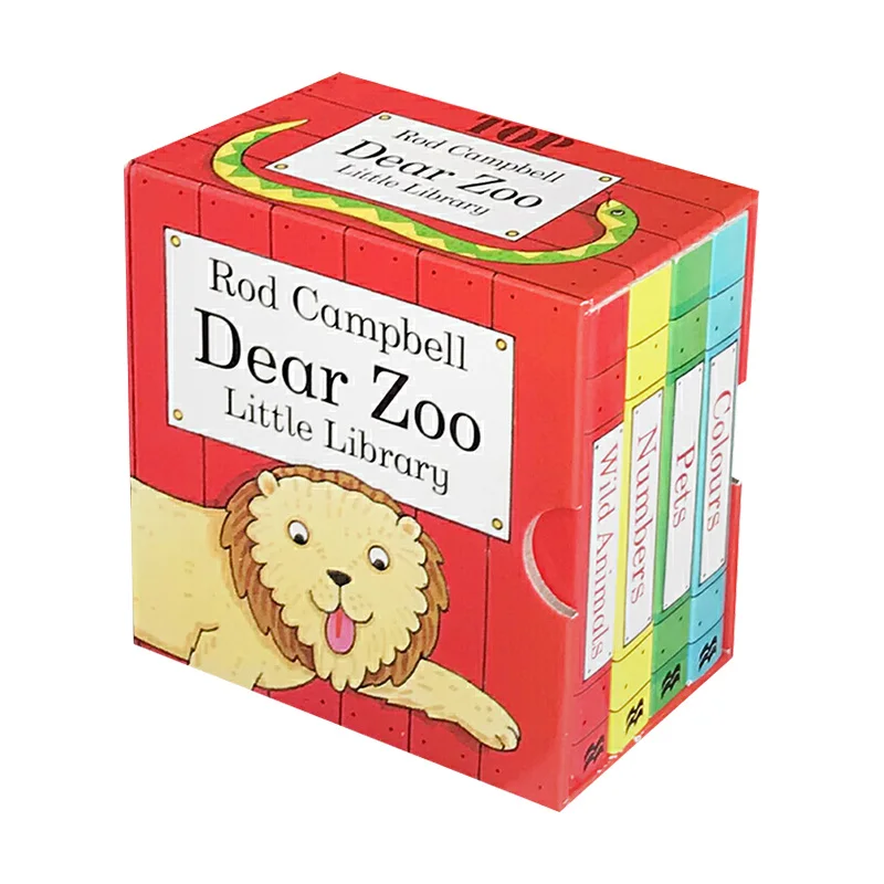 Dear Zoo Little Library, Baby Children's books aged 1 2 3, English picture book, 9780230750289