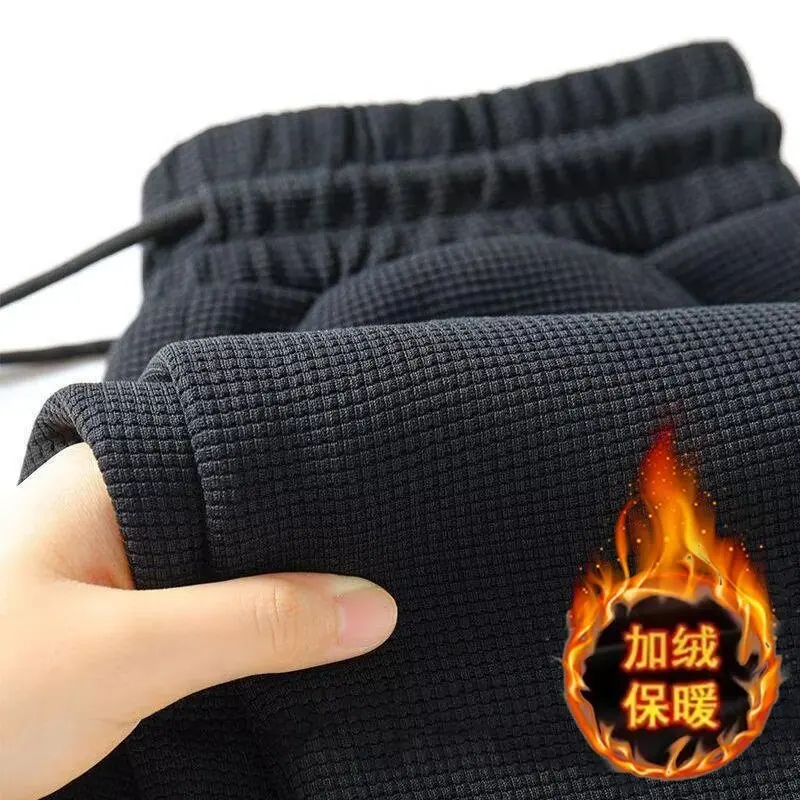 Loose Straight Leg Sports Pants Women's Casual Summer Loose Straight Tube Sweatpants High Waist Polyester Fiber Warmth