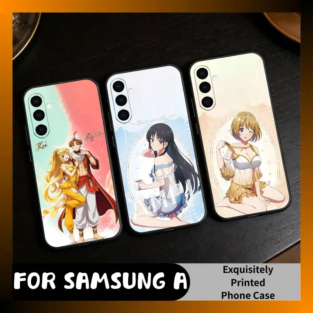 Youzitsu Anime C-Classroom of the E-Elite  Phone Case For Samsung Galaxy A73,A72,A71,A70,A52,A51 Others Soft Black Cover
