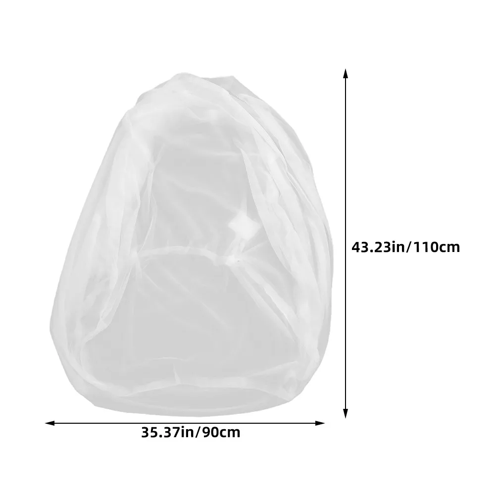 Lazy Sofa Inner Cover Breathable Mesh Fabric Removable Replacement Bean Bag Chair Inner Liner Soft Comfortable No Filling