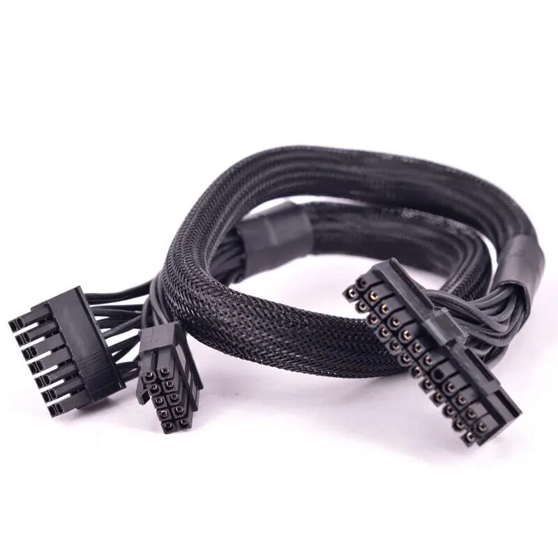 14 + 10pin Tot 24 Pin Atx Voedingskabel 20 + 4 Pin Pc Psu Moederbord Kabel Voor Corsair Ax1500i Ax1200i Ax860i