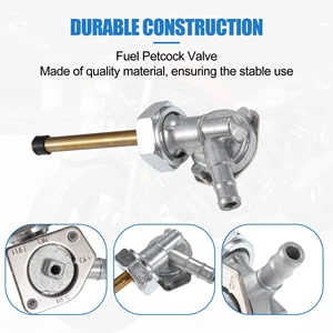 Motoforti-Interruptor de válvula do depósito de combustível, Honda Shadow VLX 600, VT600, VT600CD, Deluxe 1988, 1989, 1990, 1991, 1992, 1993, 1994-1998, 1set 6 principais vendas combustível shadow 600 - №5