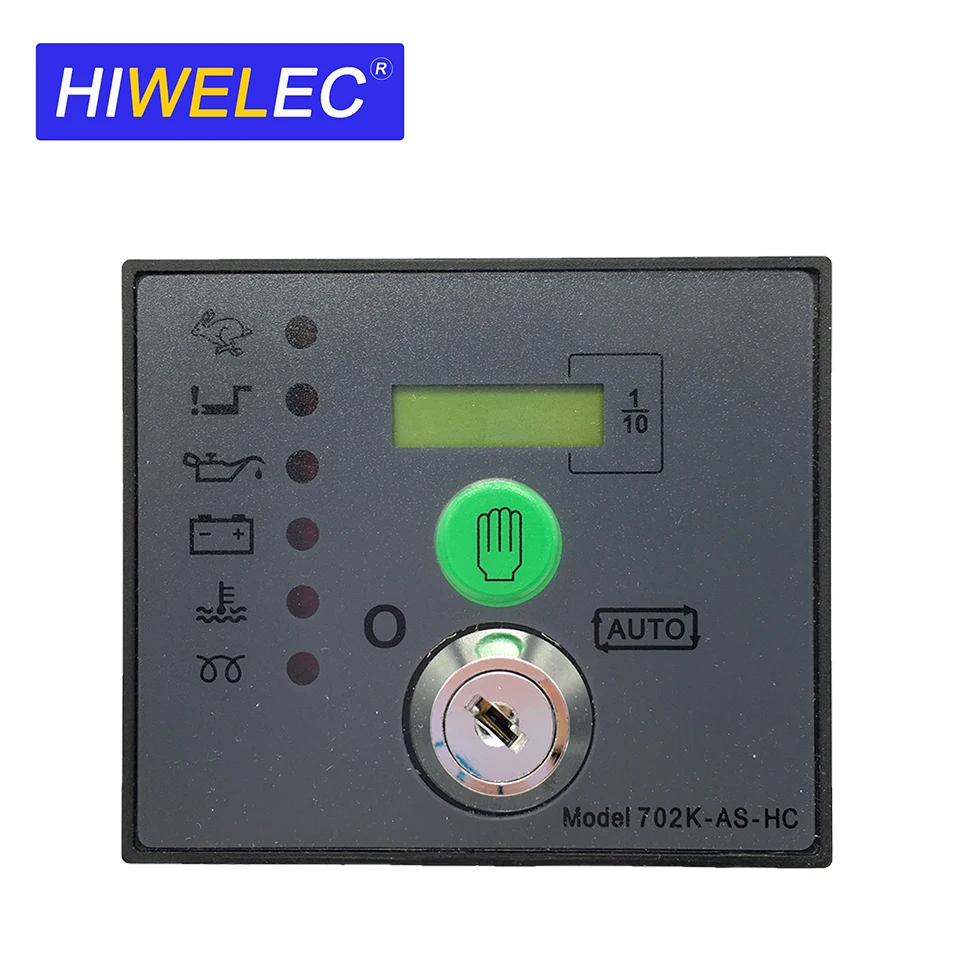 

Панель управления генератором DSE702AS 702AS, модуль автоматического запуска с кнопкой запуска, запчасти для дизельных генераторных установок