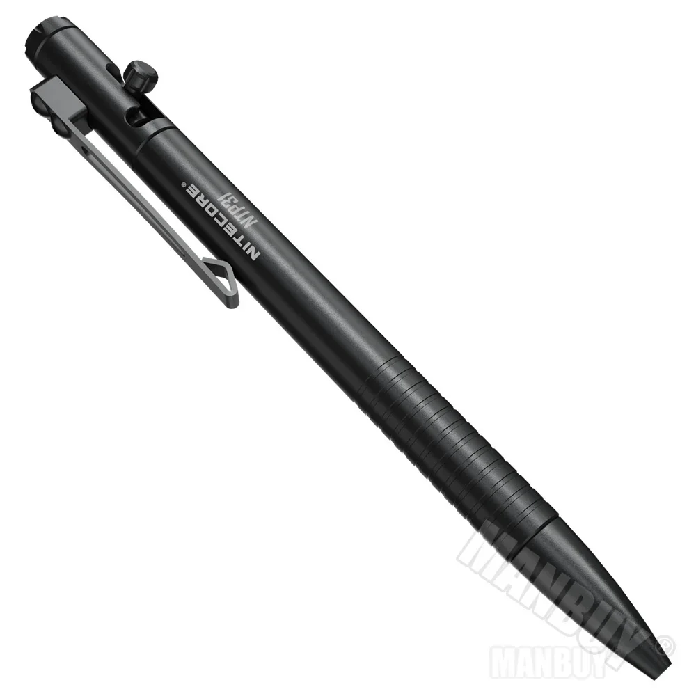 NITECORE NTP31 Tungsten-steel Glass Breaker Tip Ballpoint Pen / Spare PenRefill Multifunctional Bolt Action Tactical Accessories