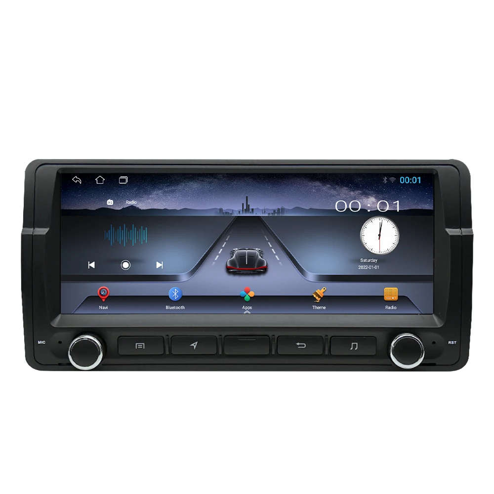 

STLFOcta 8.8 Inch Car Radio 32gb 64gb 128gb for Bmws E46 M3 318/320/325/330/335 1998-2005 Stereo System Android 15 Carplay Dsp V
