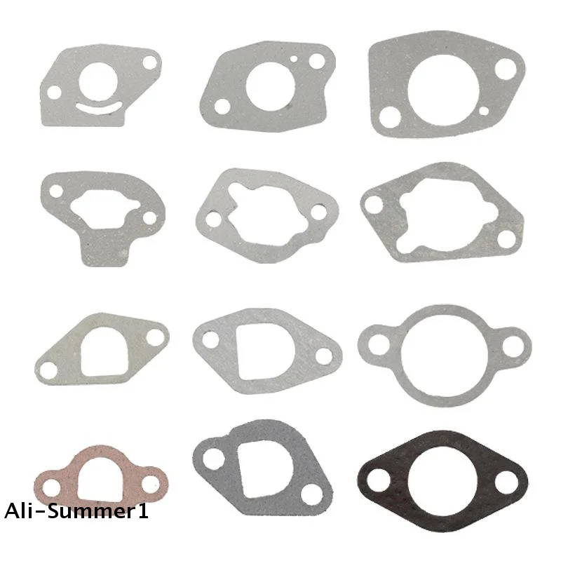 【E】10Pcs For 152/168/188F GX160 GX270 GX390 Engine Motor Parts Carburetor Air Filter Adapter Spacer Gasket