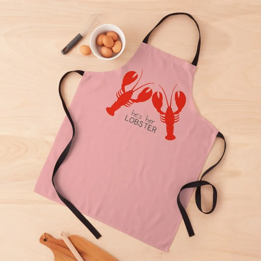 

Her Lobster Apron For Woman Trim Cloth Art Apron