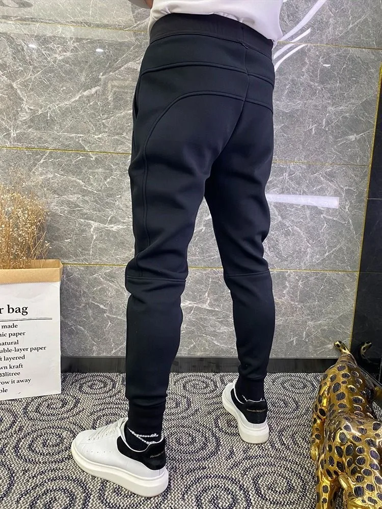 ์ ์๋ฐ์ง High Quality Golf Pants Men\'s Golf Wear 2024 Autumn New Casual Pants Korean Golf Clothing Men Elastic Force Sports Pants