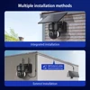 Inqmega-ワイヤレスソーラーカメラ,3mp,屋外用,ワイヤレスカメラ,バッテリー付き,外部バッテリー,wifi,alelxa 2